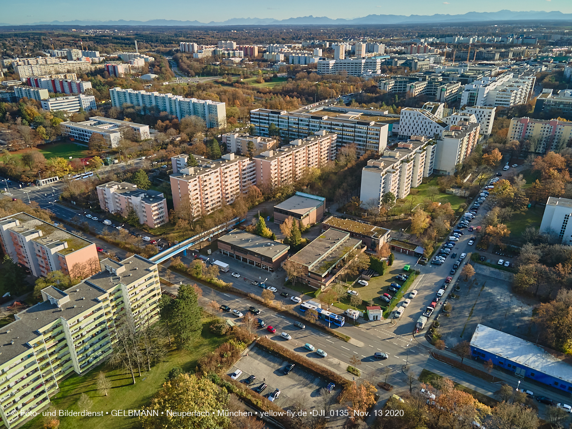 13.11.2020 - der Ostpark mit See und Biergarten in Neuperlach